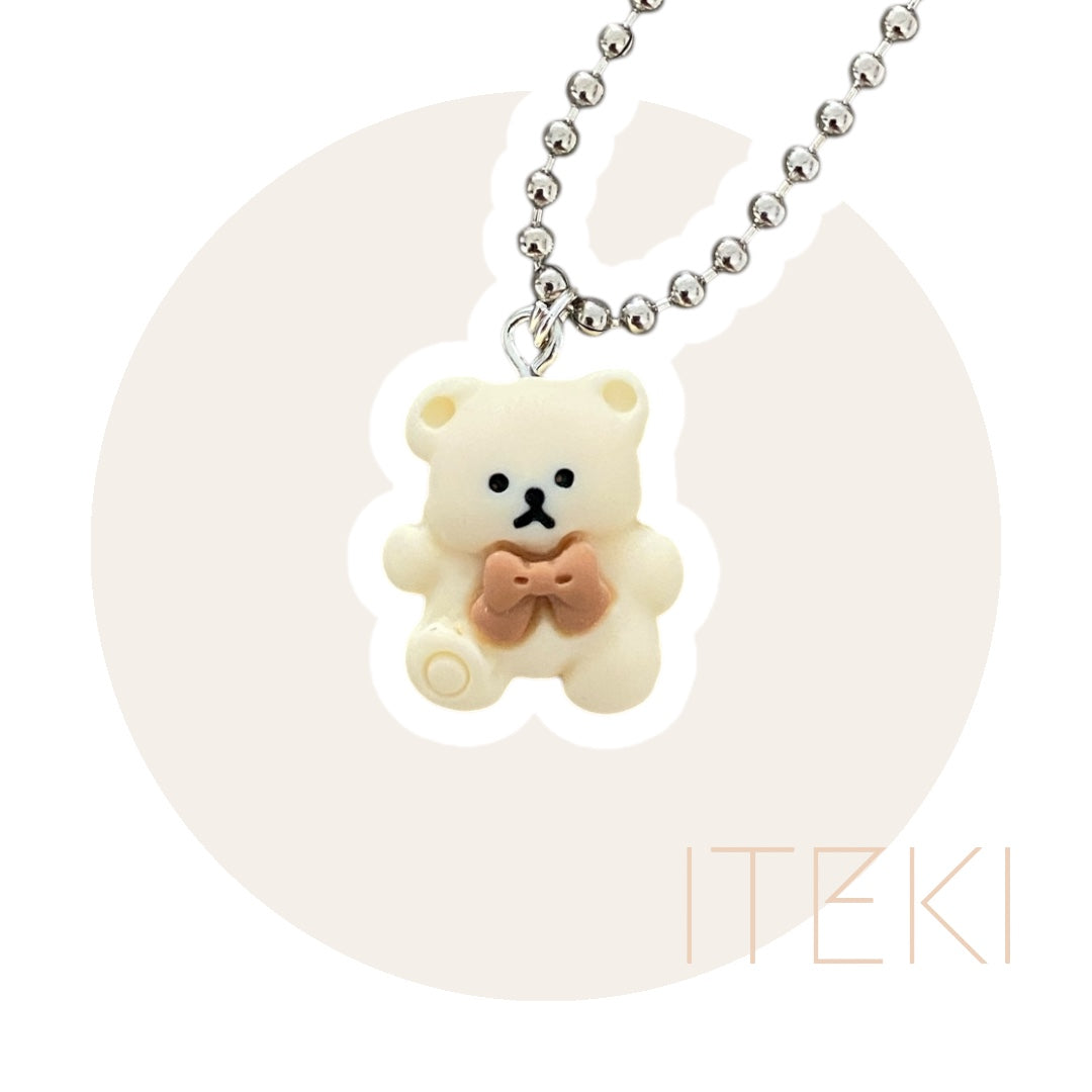 Sneaker chain Teddy crème