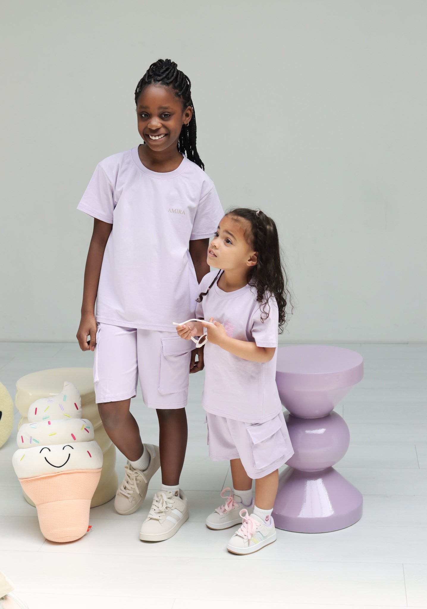 KIDS CO-ORD UNISEX - LILA