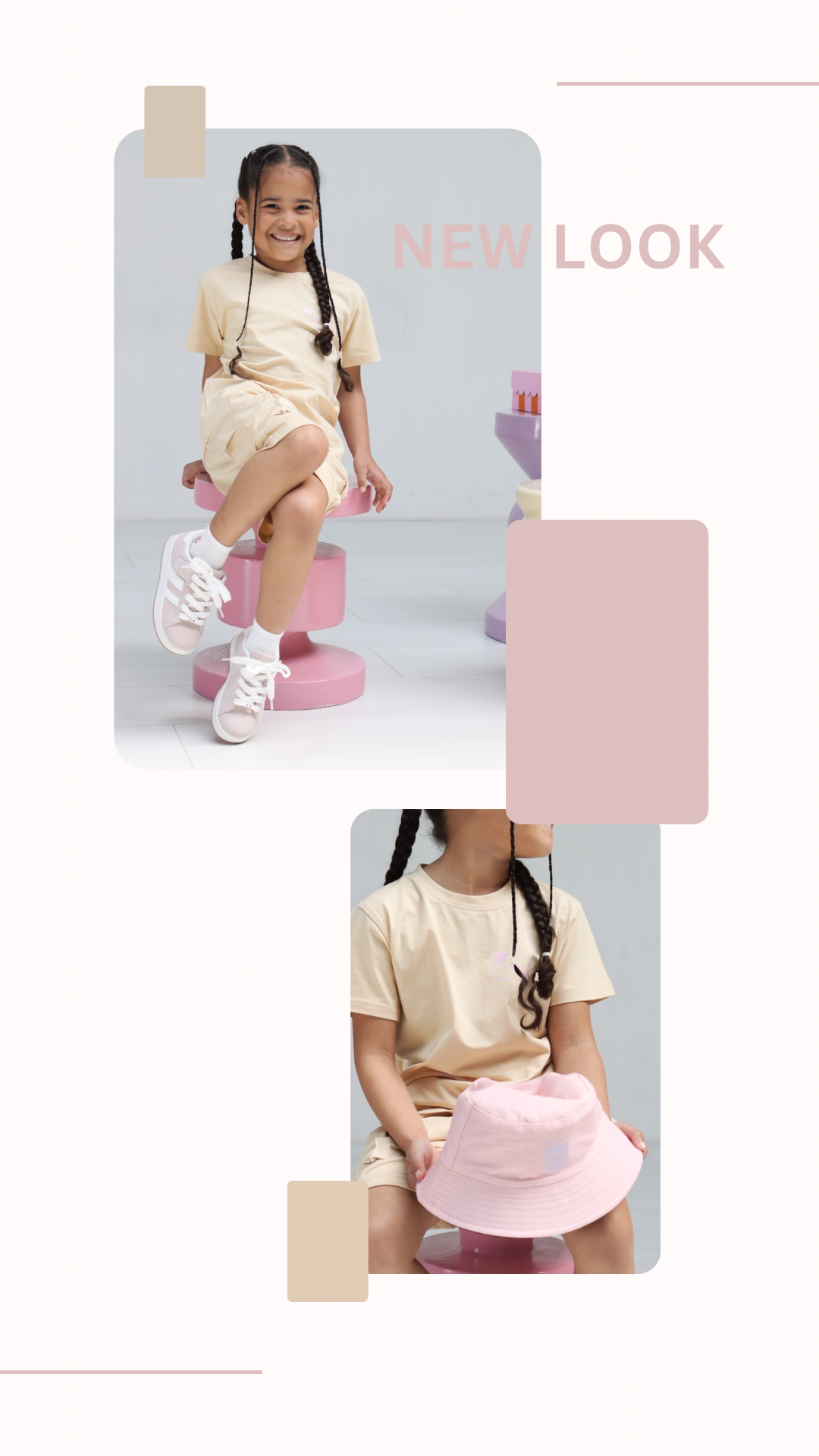 KIDS CO-ORD UNISEX - ZANDGEEL