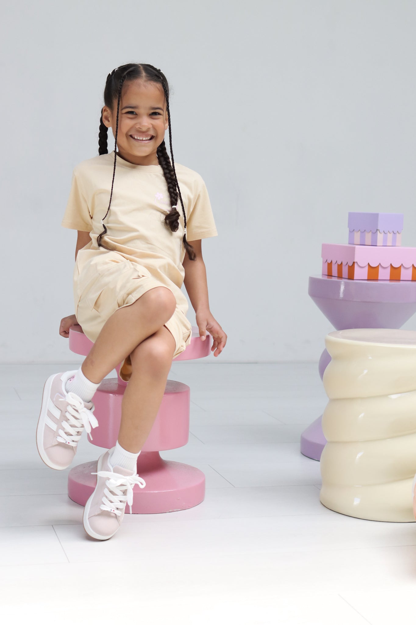 KIDS CO-ORD UNISEX - ZANDGEEL