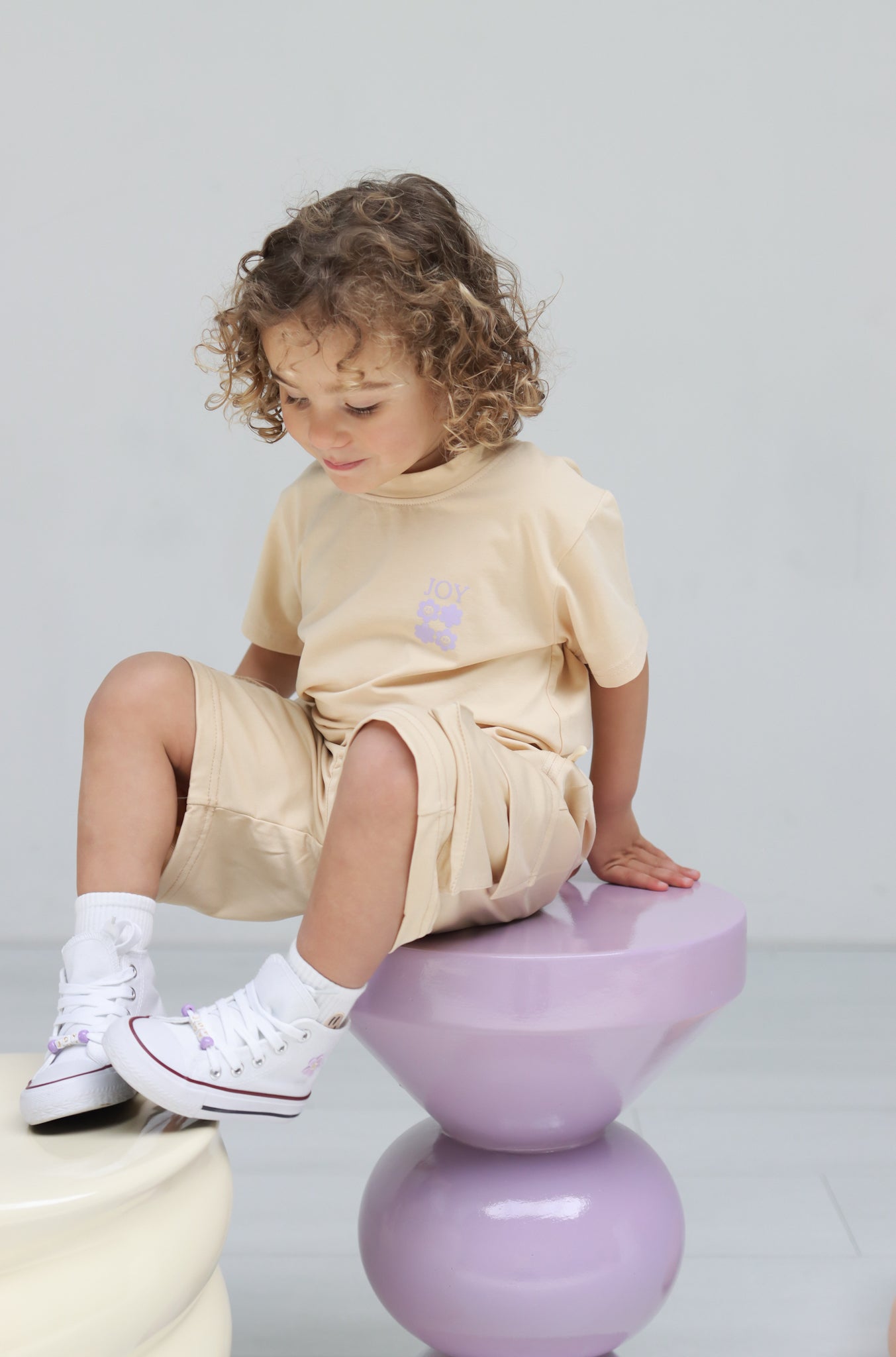 KIDS CO-ORD UNISEX - ZANDGEEL