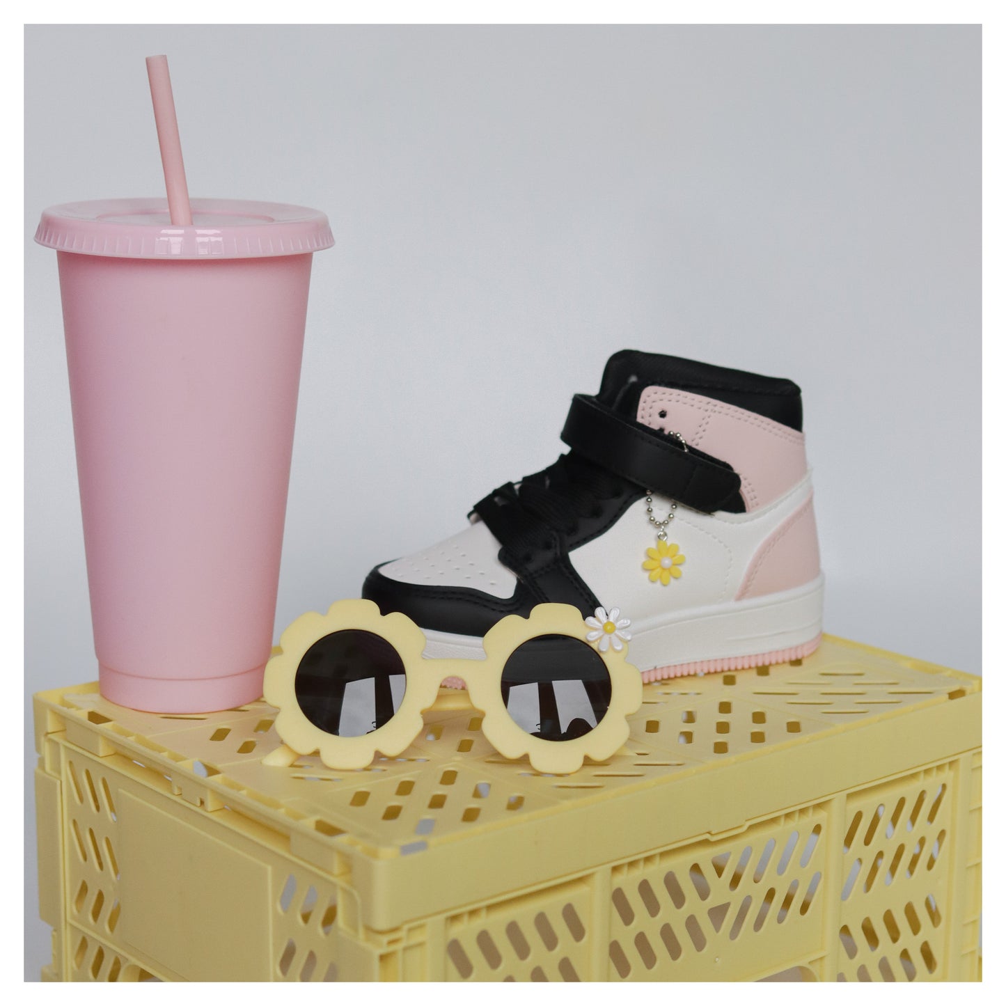 Zonnebril daisy PASTEL GEEL