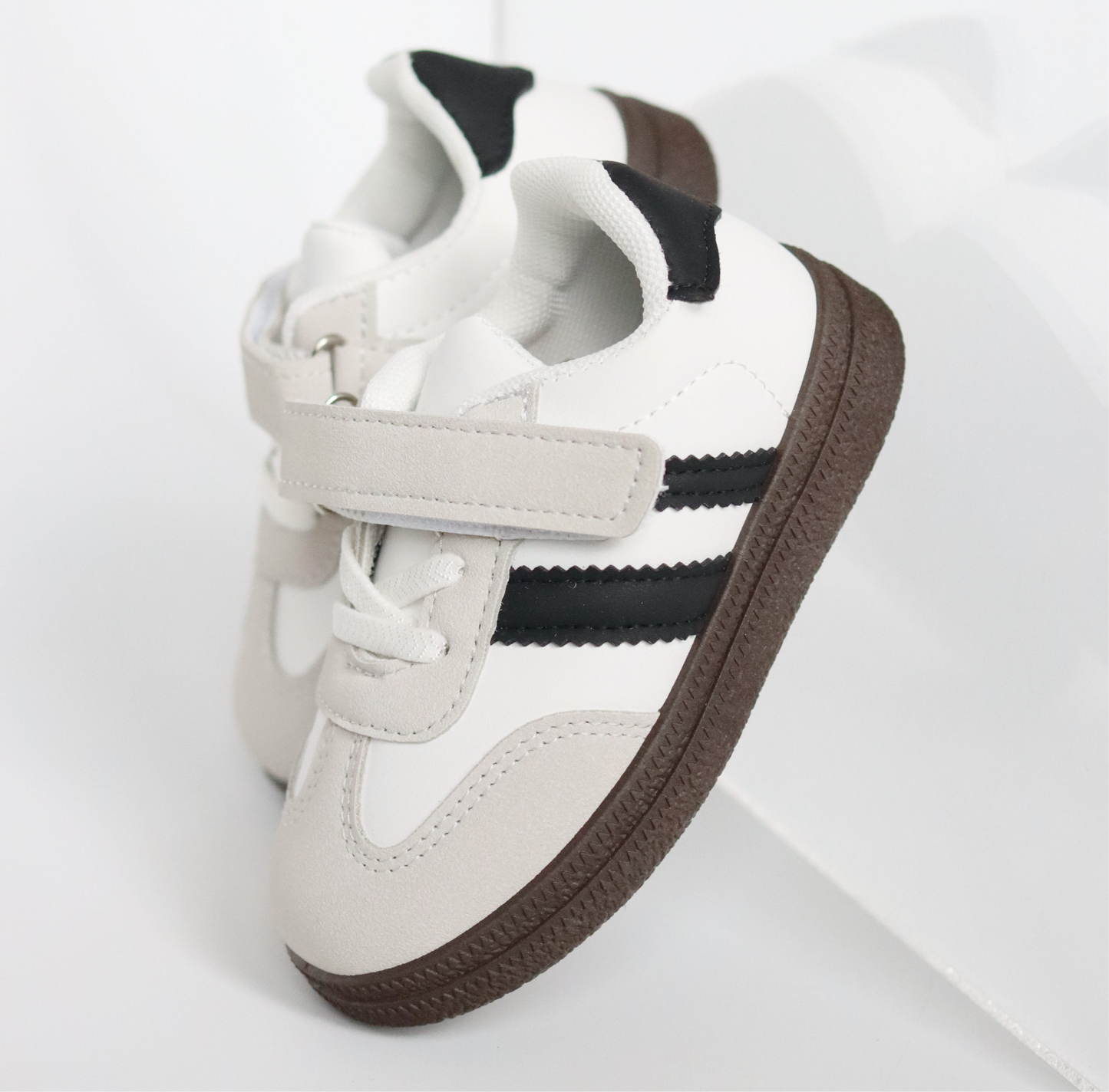 SNEAKER UNISEX RETRO BEIGE/ZWART