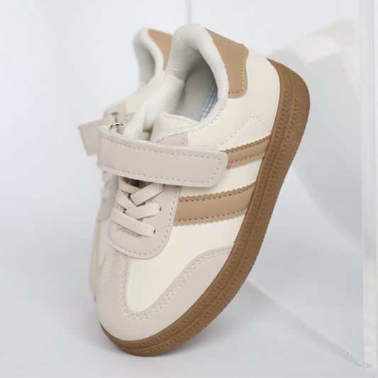 SNEAKER UNISEX RETRO BEIGE/KAKI BRUIN