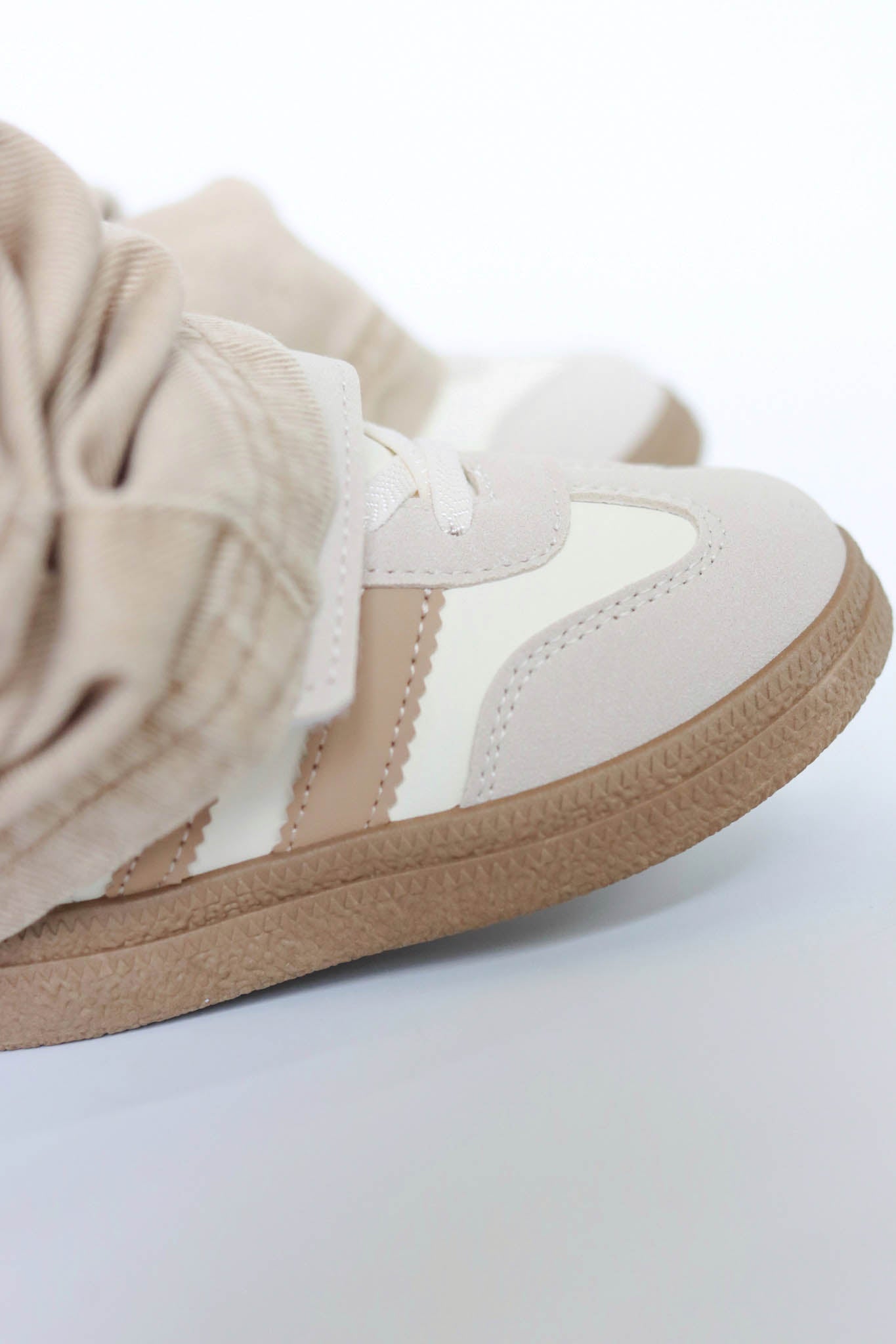 SNEAKER UNISEX RETRO BEIGE/KAKI BRUIN