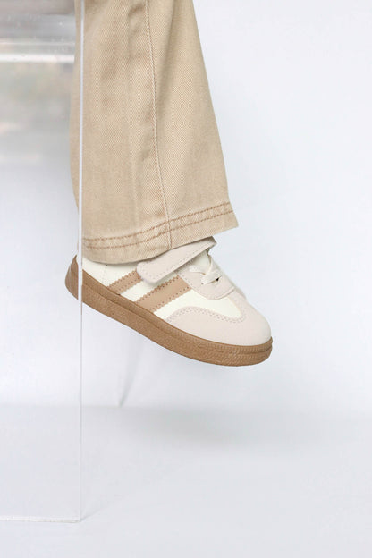 SNEAKER UNISEX RETRO BEIGE/KAKI BRUIN