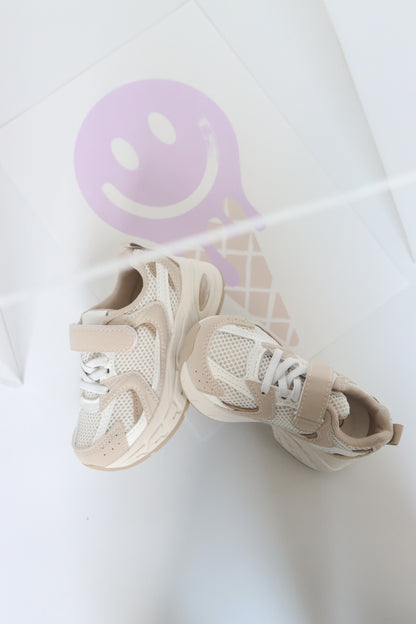 SNEAKER UNISEX WIT/BEIGE