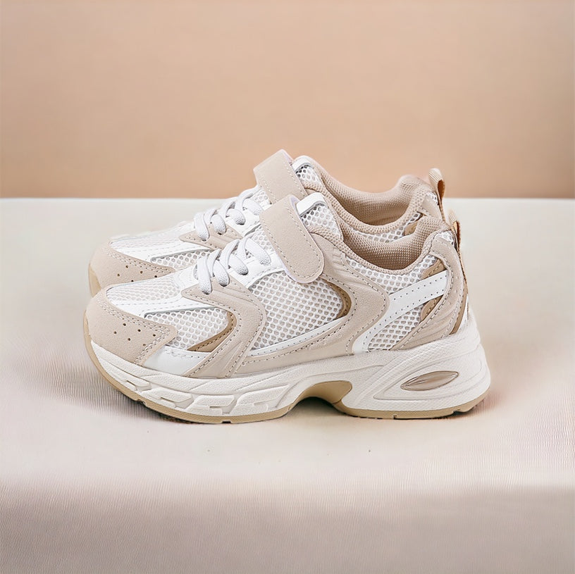 SNEAKER UNISEX WIT/BEIGE