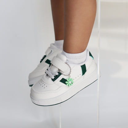 UNISEX SNEAKER WIT/GROEN