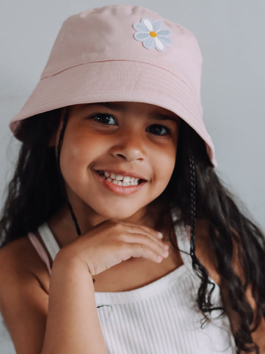 Bucket hat - licht roze