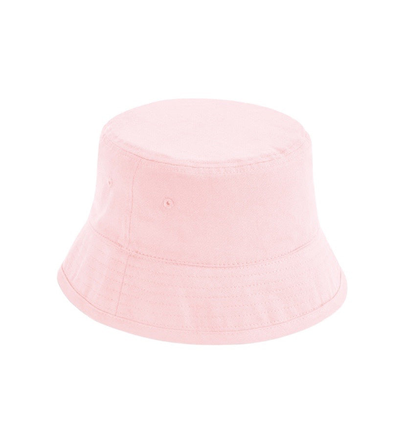 Bucket hat - licht roze