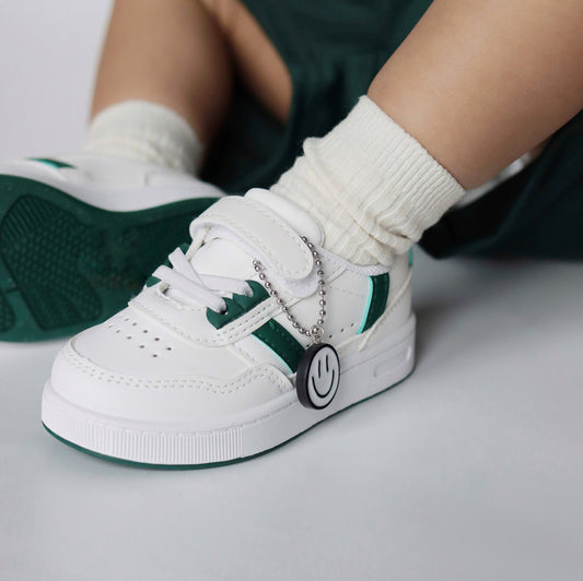 UNISEX SNEAKER WIT/GROEN