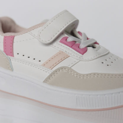 SNEAKER ROZE/BEIGE/WIT