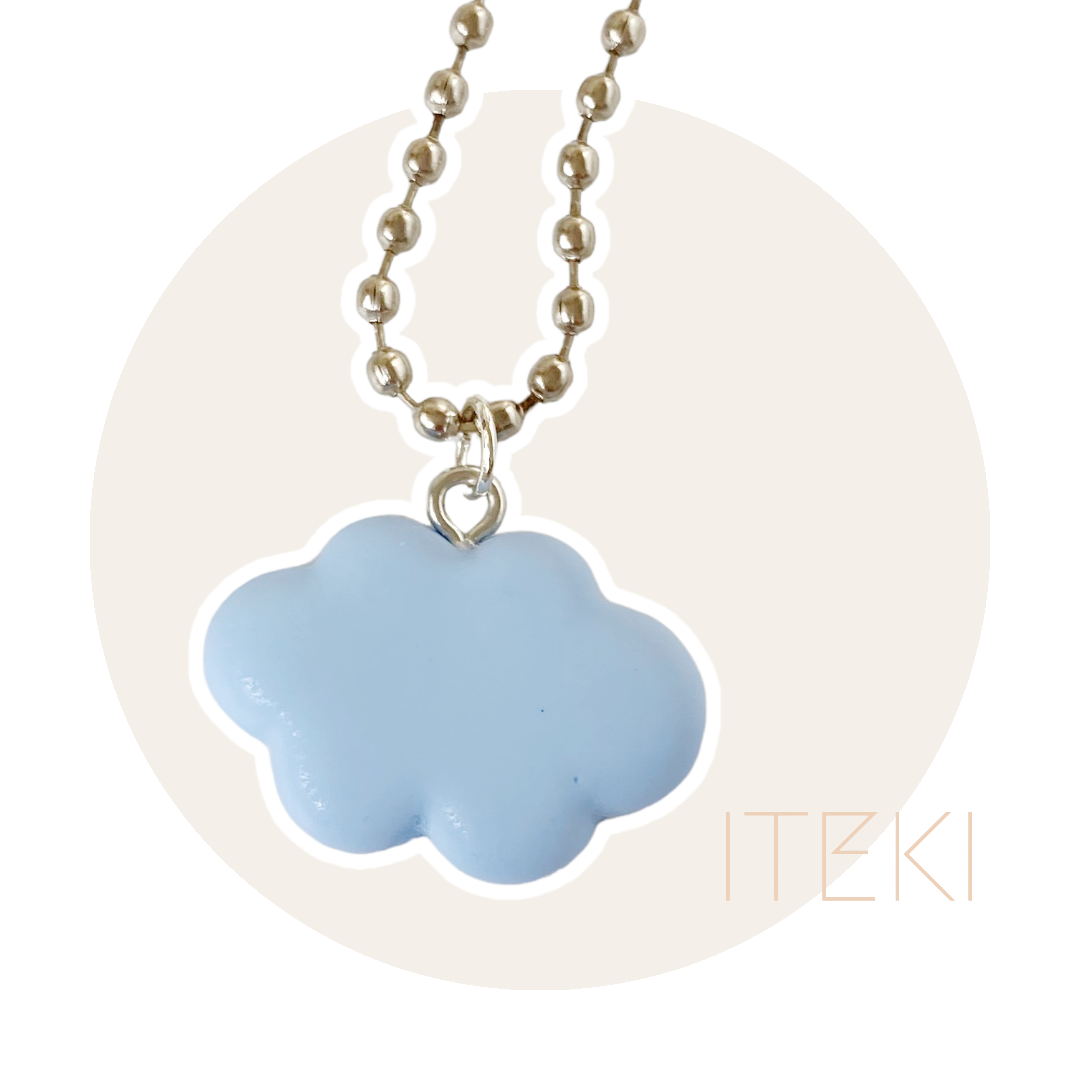 Sneaker chain wolk blauw