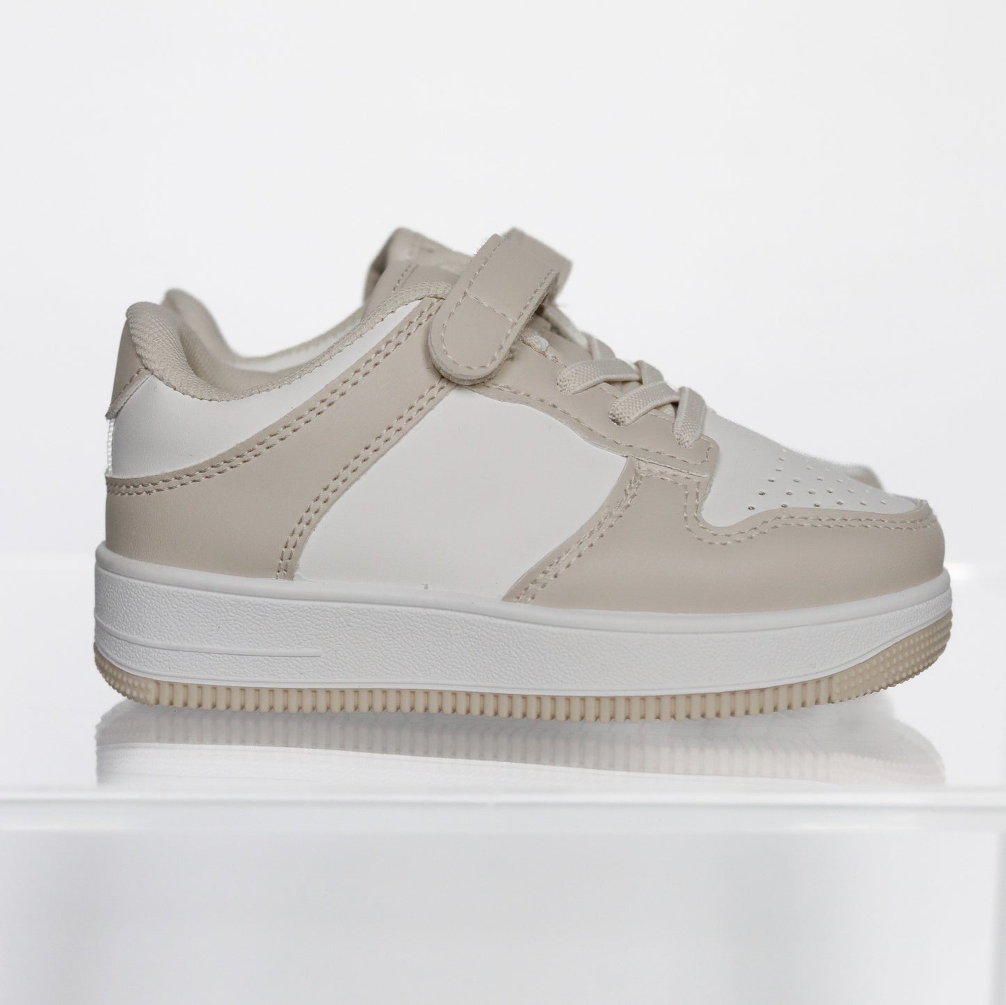 UNISEX SNEAKER BEIGE/WIT