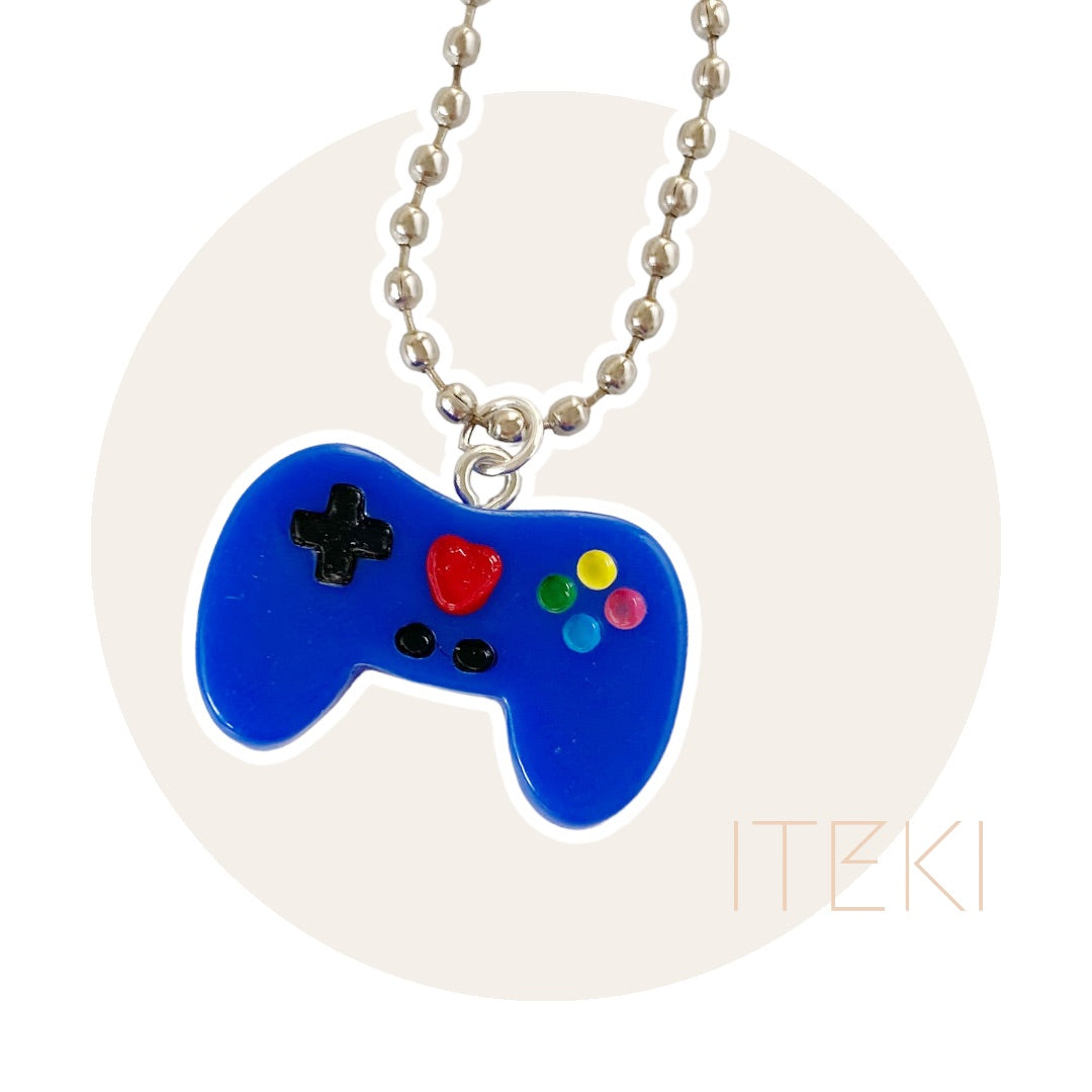 Sneaker chain game controller blauw